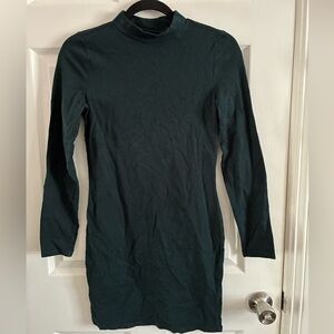 Forever 21 Dark Teal Long Sleeve Dress